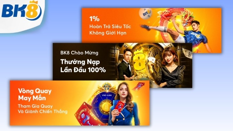 Các ưu đãi khi chơi game bài 3D tại BK8