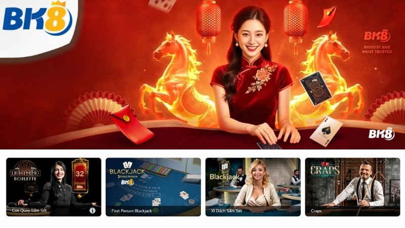 Casino BK8 – Sân chơi đẳng cấp, chuẩn châu Âu 2026