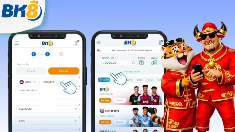 Hướng dẫn 6 bước nhận gói siêu ưu đãi 288% tại BK8