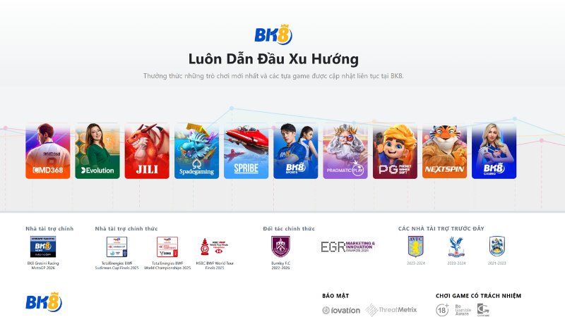 Lý do thương hiệu nhà cái BK8 được người chơi tin chọn

